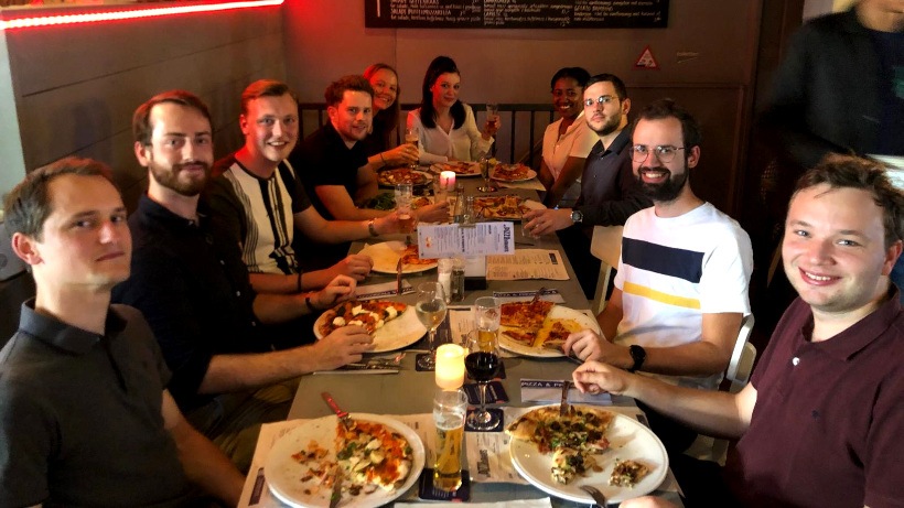Young S[&]T - Internships and Masters Projects, on a pizza night out... :-D